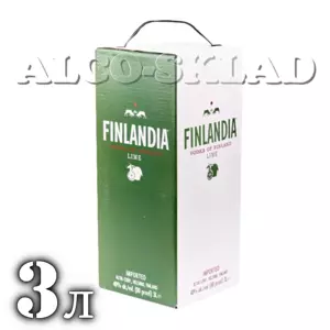 Водка Финляндия (Finlandia) Лайм 3 л в тетрапаке