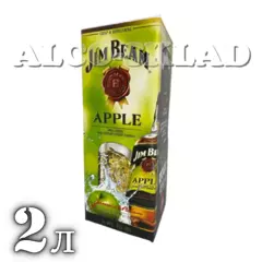 Віскі Jim Beam Apple 2 л у тетрапаку