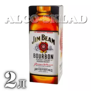 Віскі Jim Beam 2 літри у тетрапаку